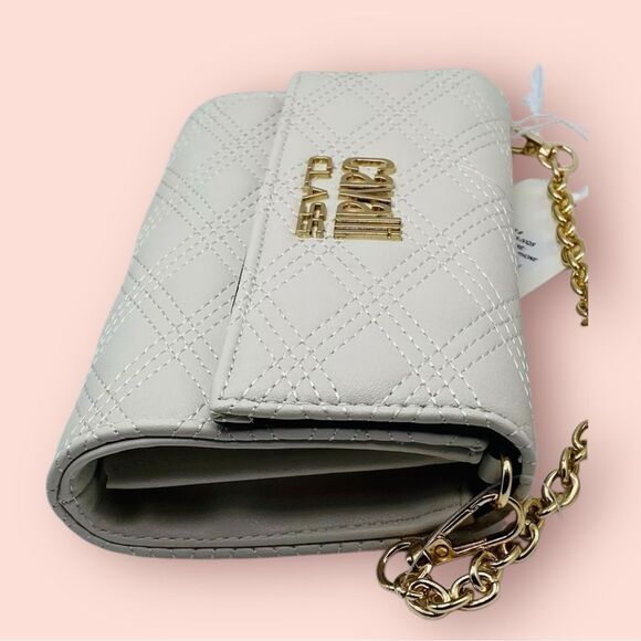CAVALLI TURIN QUILT STITCH CROSSBODY IN CREAM - Picture 7 of 9